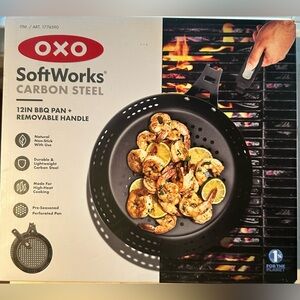 OXO SoftWorks Carbon Steel 12" BBQ Pan